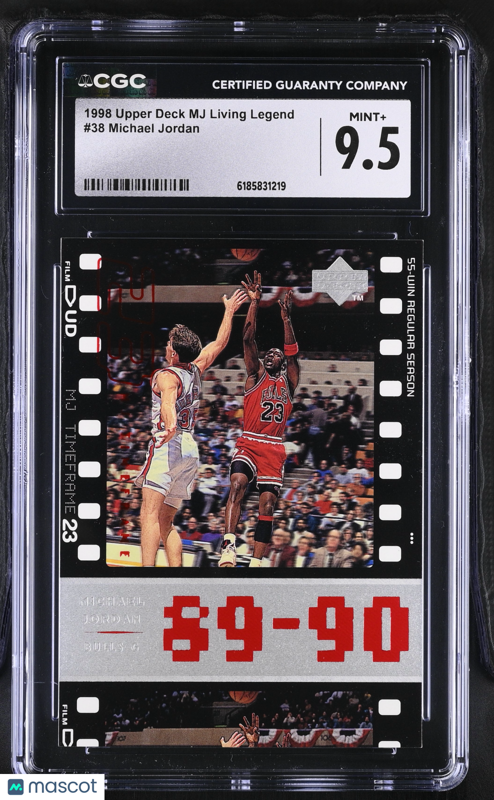 1998 Upper Deck MJ Living Legend Michael Jordan #38 CGC 9.5 Chicago Bulls