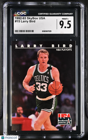 1992-93 Skybox Usa Larry Bird #15 CGC 9.5 Boston Celtics