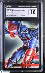 1995 Fleer Flair '95 Marvel Annual Nightwatch #70 CGC 10