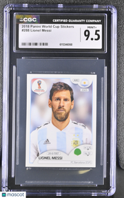 2018 Panini World Cup Stickers Lionel Messi #288 CGC 9.5 Argentina