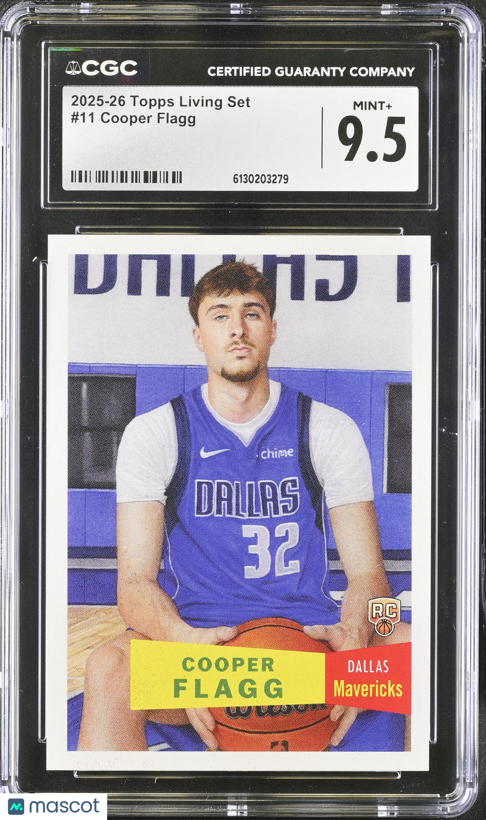 2025-26 Topps Living Set Cooper Flagg #11 CGC 9.5