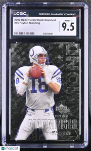 2000 Upper Deck Black Diamond Peyton Manning #46 CGC 9.5 Indianapolis Colts