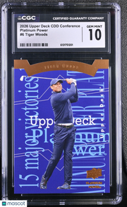 2026 Upper Deck CDD Conference Platinum Power #6 CGC 10