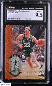 1999-00 Upper Deck Legends Larry Bird #3 CGC 9.5 Boston Celtics