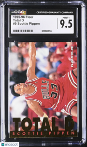 1995-96 Fleer Scottie Pippen Total D #9 CGC 9.5 Chicago Bulls