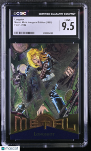 1995 Fleer Marvel Metal Inaugural Edition Longshot #102 CGC 9.5