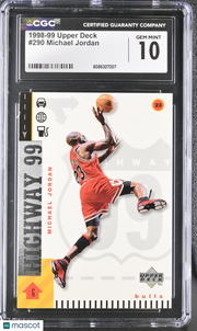 1998-99 Upper Deck Michael Jordan #290 CGC 10 Chicago Bulls