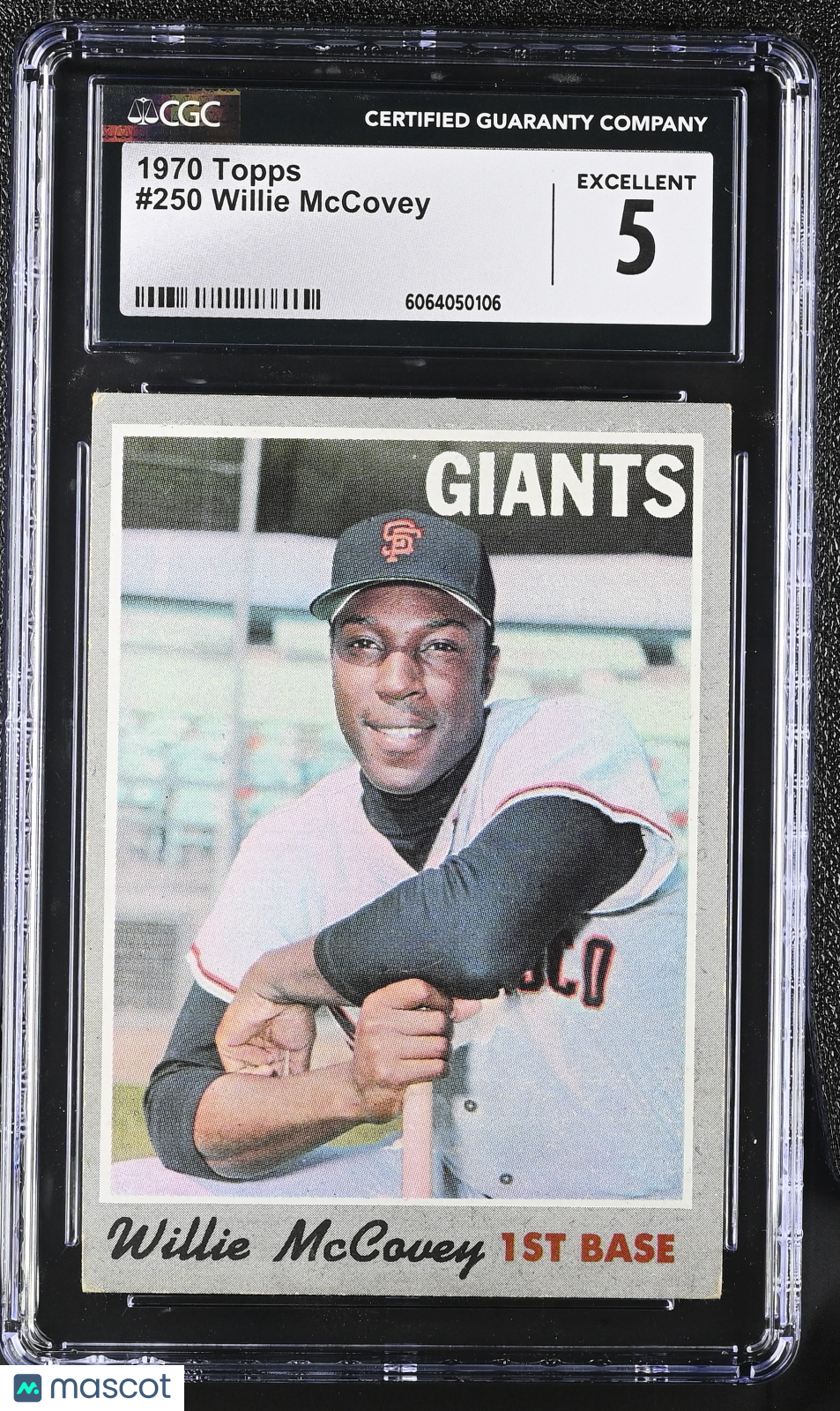 1970 Topps Willie McCovey #250 CGC 5