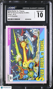 1991 Impel Marvel Universe Silver Surfer Vs. Thanos #113 Arch-Enemies CGC 10