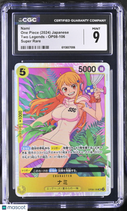 2024 One Piece Two Legends Nami Japanese CGC 9 #OP08-106