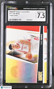 2005-06 Topps Luxury Box Yao Ming Loge Level #11 CGC 7.5 Houston Rockets
