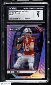2025 Panini Prizm Draft Picks Will Howard Silver #83 CGC 9