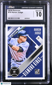 2018 Donruss Aaron Judge #19 CGC 10 New York Yankees