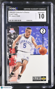 1994-95 Collector's Choice Jason Kidd Rookie Draft Trade #2 CGC 10 Mavericks