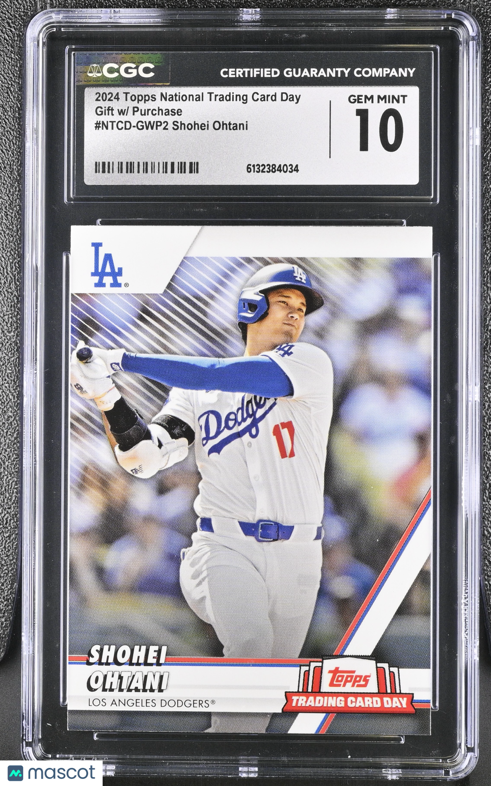 2024 Topps National Trading Card Day Shohei Ohtani #NTCD-GWP2 CGC 10 Dodgers