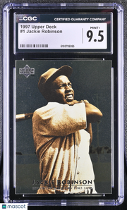 1997 Upper Deck Jackie Robinson #1 CGC 9.5 Brooklyn Dodgers