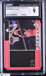 1998 Upper Deck MJ Career Coll. Michael Jordan #24 CGC 9 Chicago Bulls
