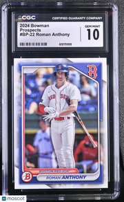 2024 Bowman Roman Anthony #BP-22 Prospects CGC 10