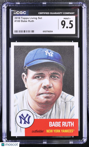 2018 Topps Living Set Babe Ruth #100 CGC 9.5