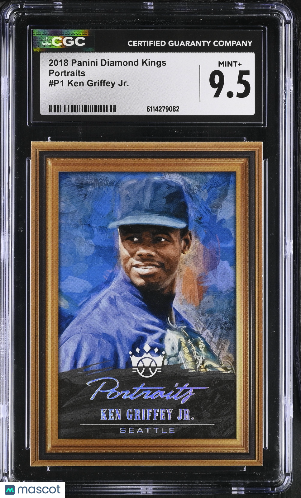 2018 Panini Diamond Kings Ken Griffey Jr. Portraits #P1 CGC 9.5 Seattle Mariners