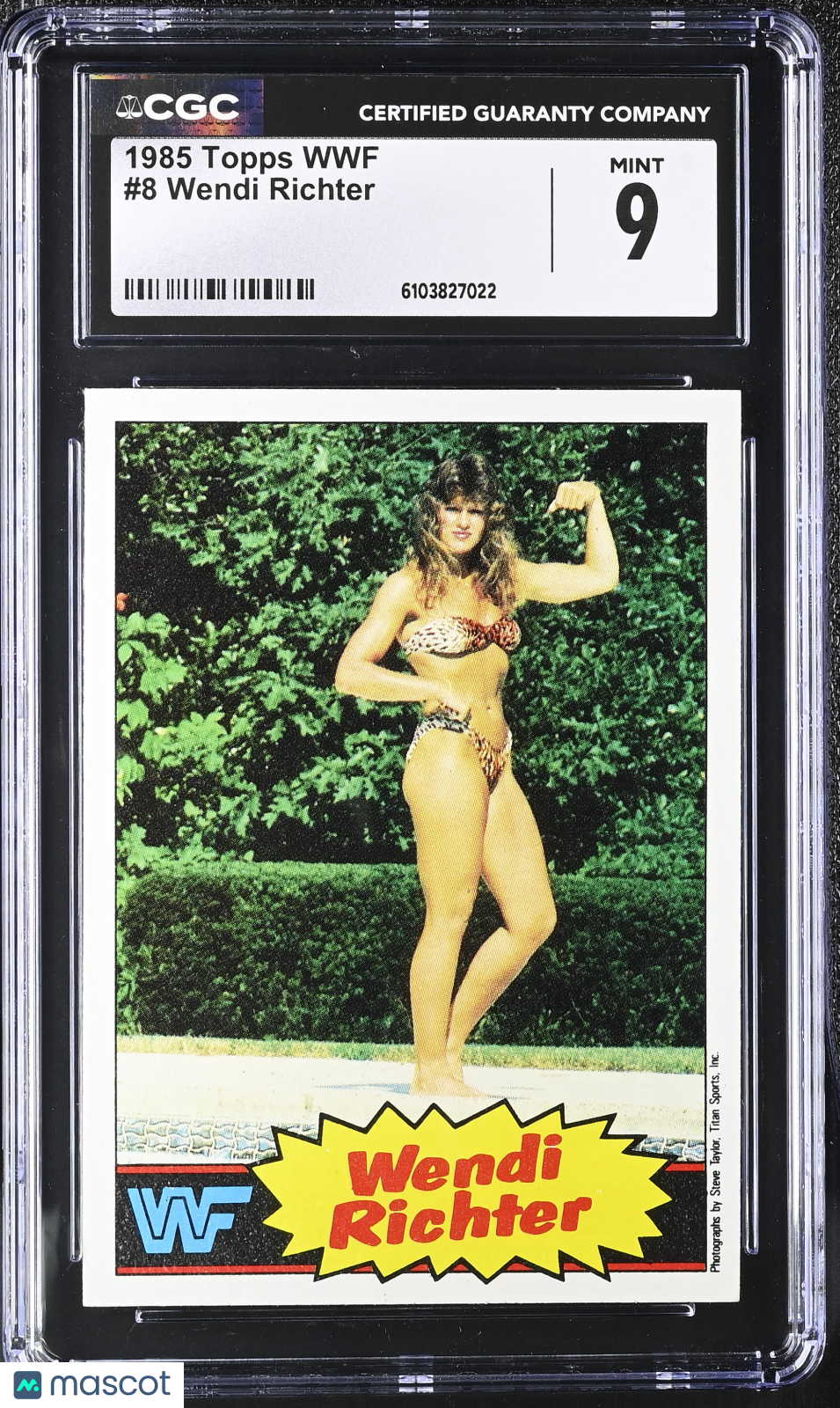1985 Topps WWF Wendi Richter #8 CGC 9