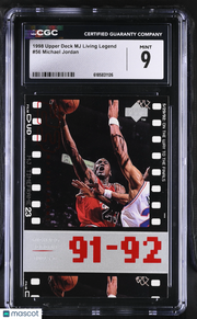 1998 Upper Deck MJ Living Legend Michael Jordan #56 CGC 9 Chicago Bulls