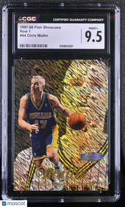1997-98 Flair Showcase Chris Mullin Row 1 #44 CGC 9.5 Indiana Pacers