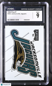 1994 Playoff Jacksonville Jaguars #262 CGC 9
