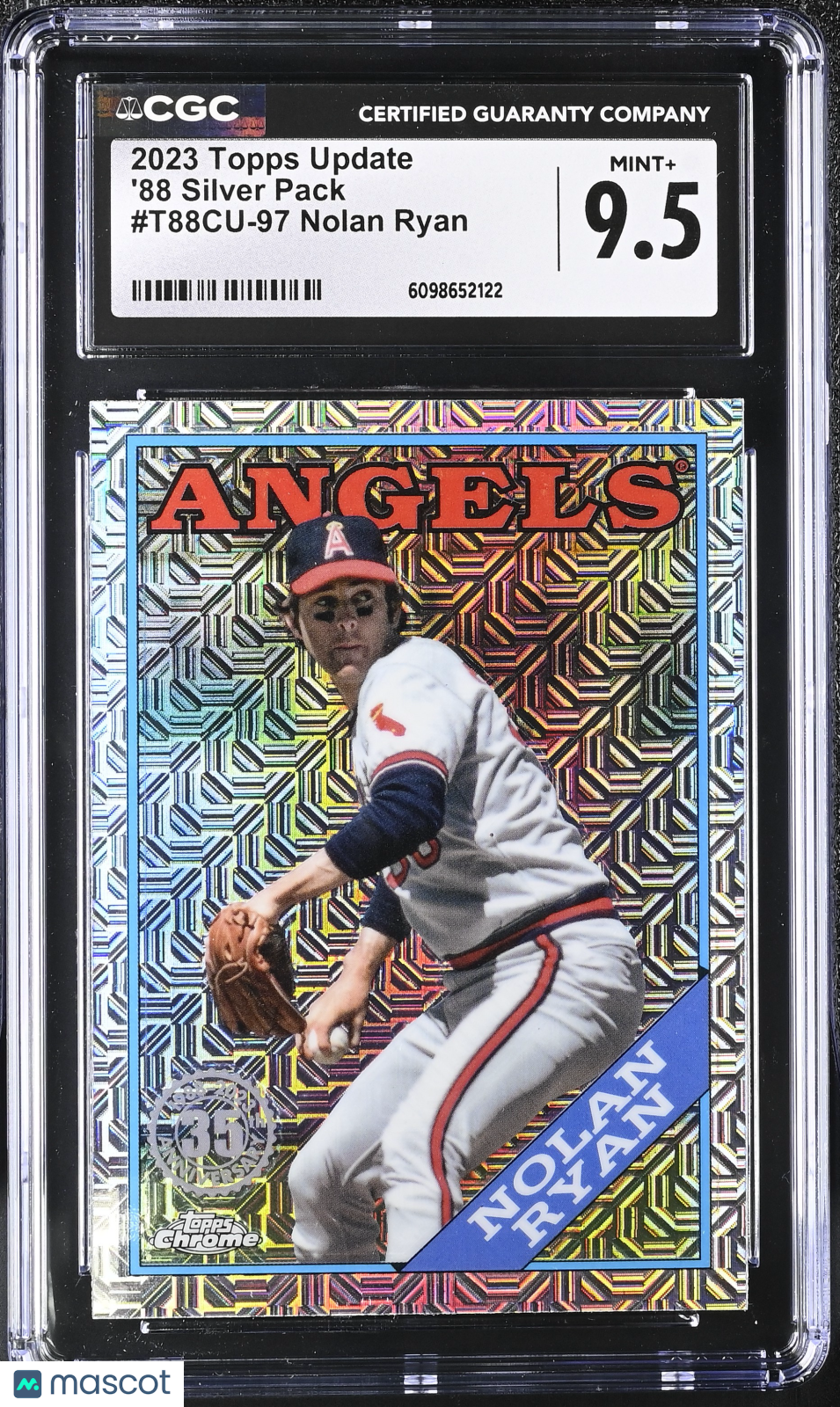 2023 Topps Update Nolan Ryan '88 Silver Pack #T88CU-97 CGC 9.5 Angels