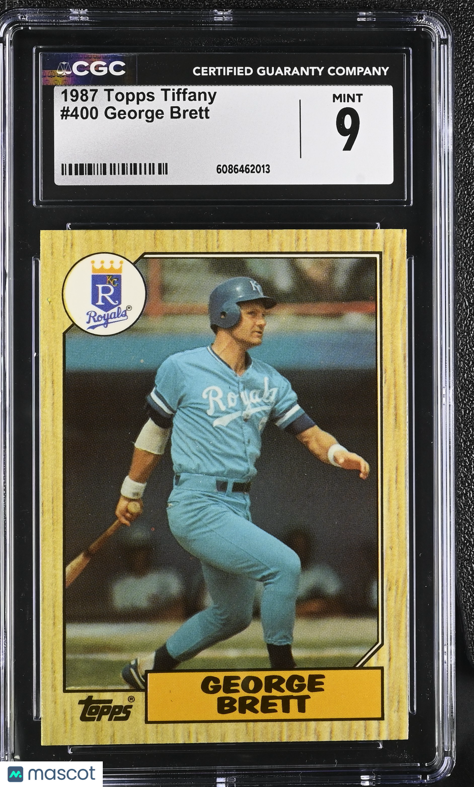 1987 Topps Tiffany George Brett #400 CGC 9 Kansas City Royals