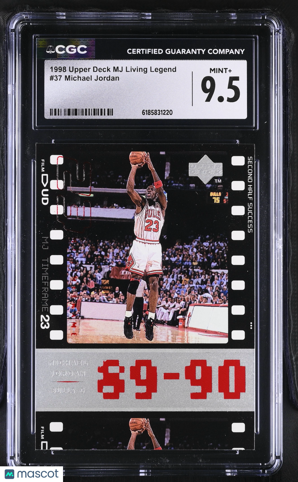 1998 Upper Deck MJ Living Legend Michael Jordan #37 CGC 9.5 Chicago Bulls