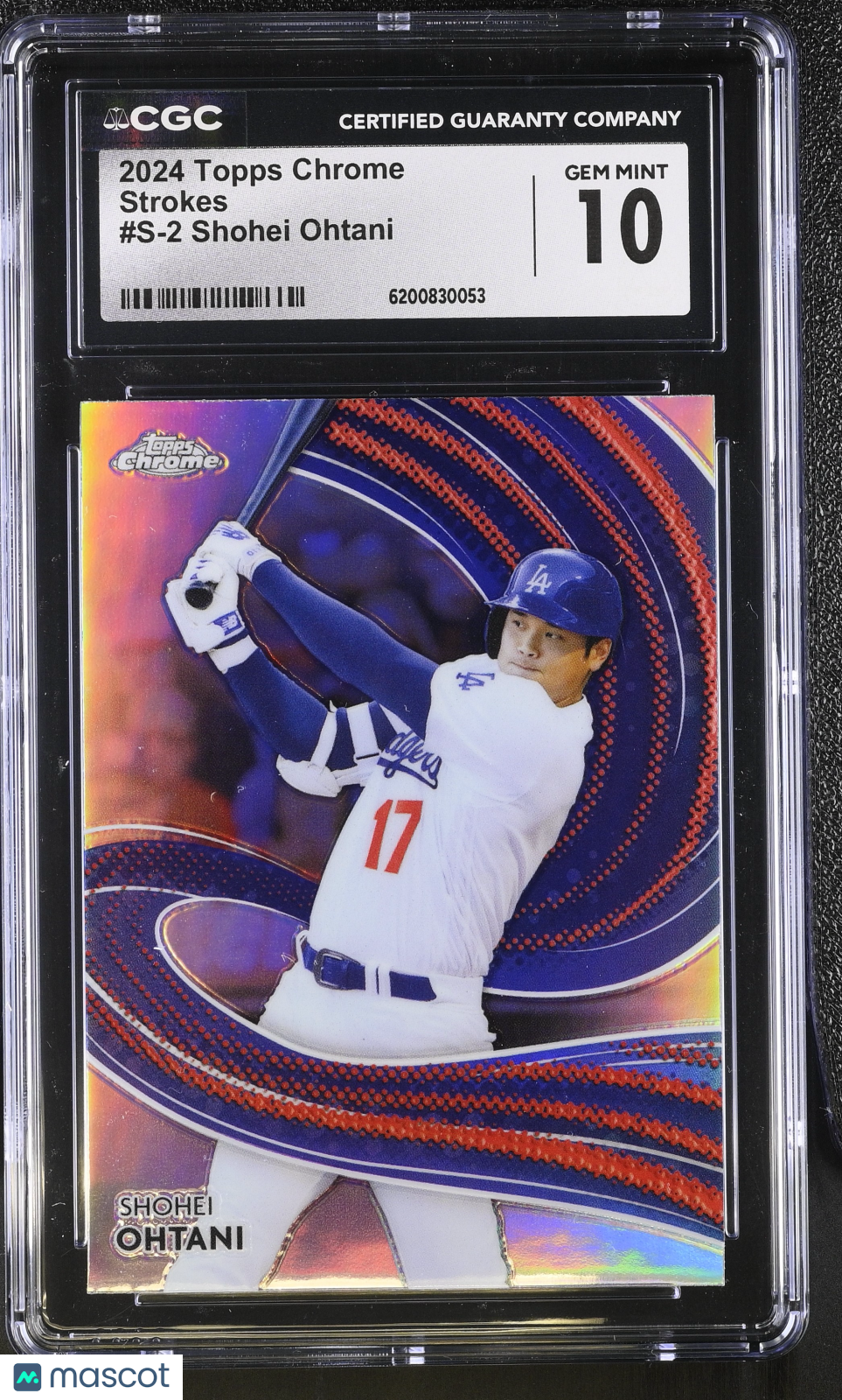 2024 Topps Chrome Shohei Ohtani Strokes #S-2 CGC 10 Los Angeles Dodgers