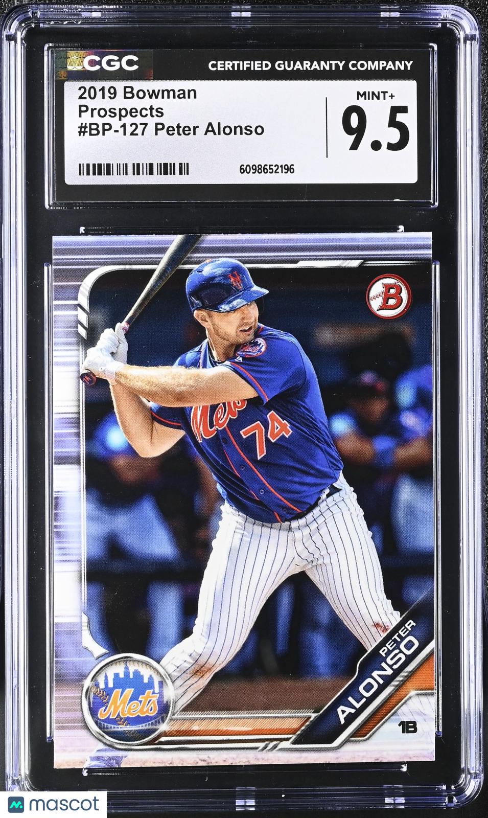 2019 Bowman Peter Alonso #BP-127 Prospects CGC 9.5