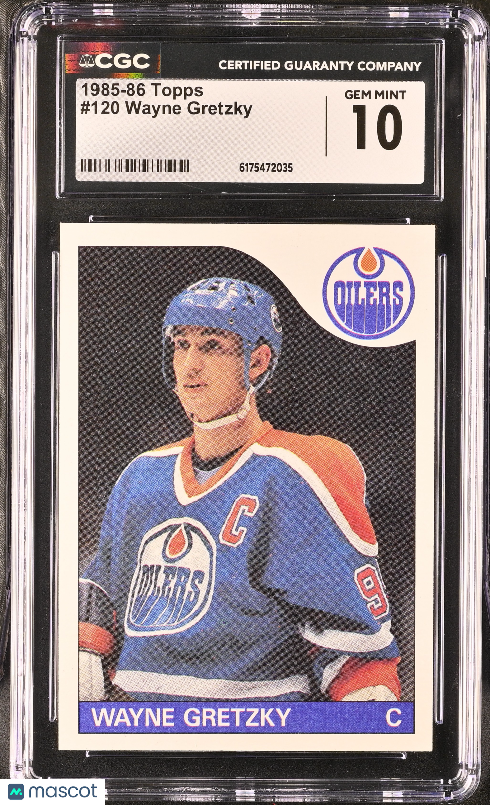 1985-86 Topps Wayne Gretzky #120 CGC 10 Edmonton Oilers