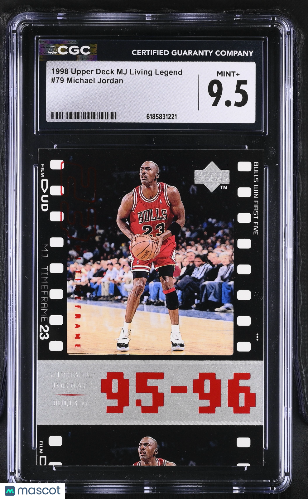1998 Upper Deck MJ Living Legend Michael Jordan #79 CGC 9.5 Chicago Bulls
