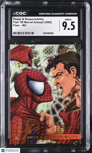 1995 Fleer Flair '95 Marvel Annual Power & Responsibility #61 CGC 9.5