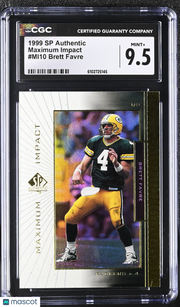 1999 SP Authentic Brett Favre Maximum Impact #MI10 CGC 9.5 Green Bay Packers