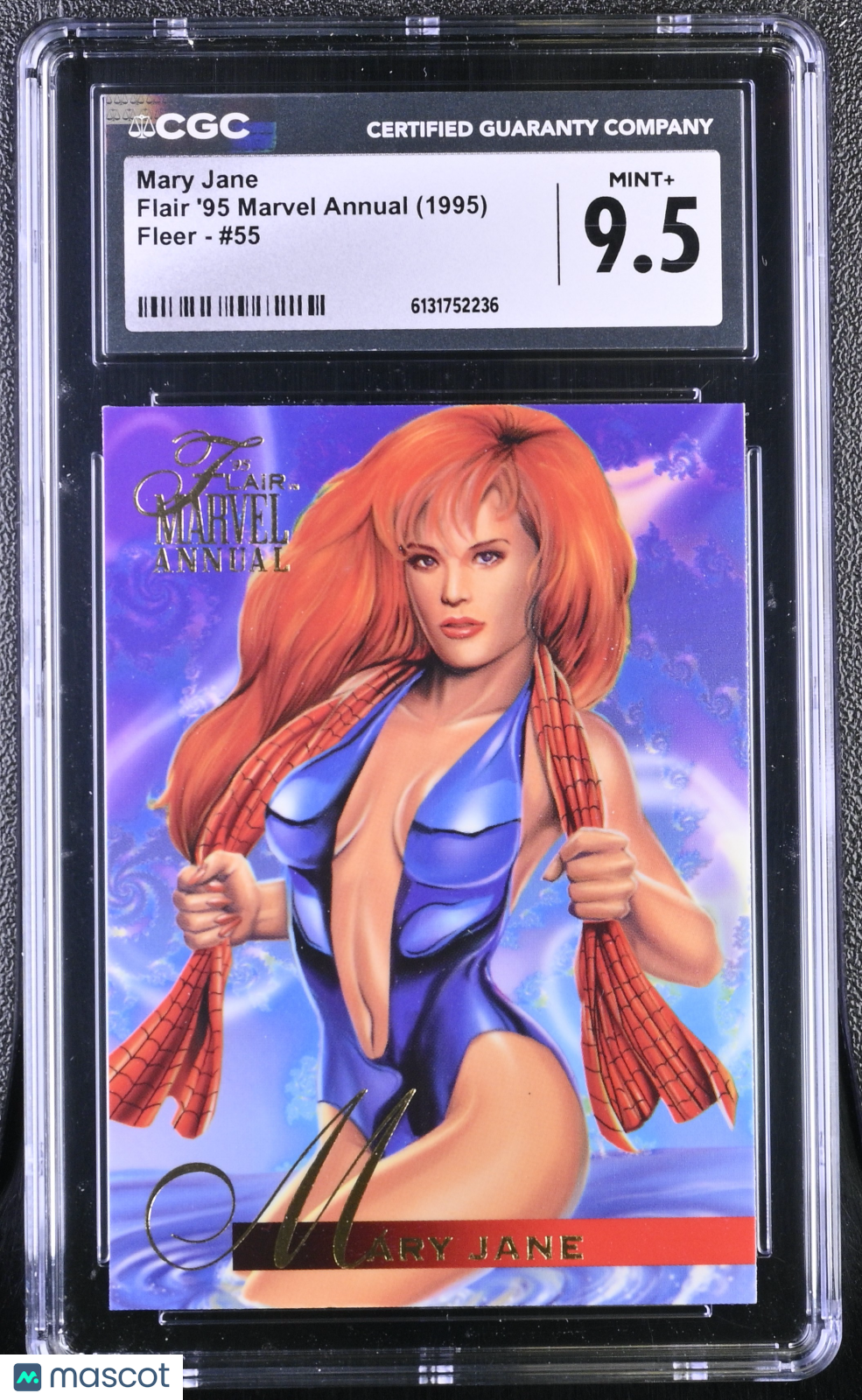 1995 Fleer Flair '95 Marvel Annual Mary Jane #55 CGC 9.5