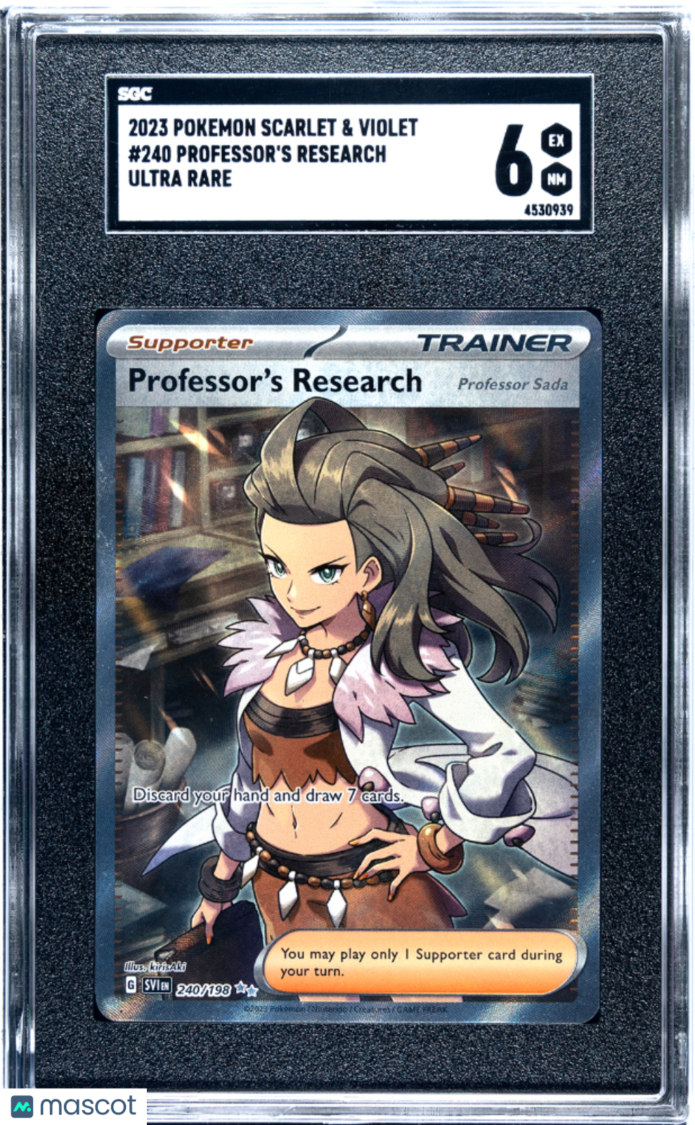 2023 Pokemon Scarlet & Violet Professor's Research SGC 6 #240