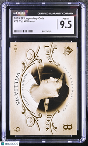 2005 SP Legendary Cuts Ted Williams #78 CGC 9.5 Boston Red Sox