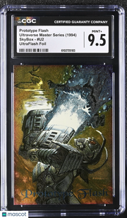 1994 Skybox Ultraverse Master Series Prototype Flash UltraFlash Foil #U2 CGC 9.5