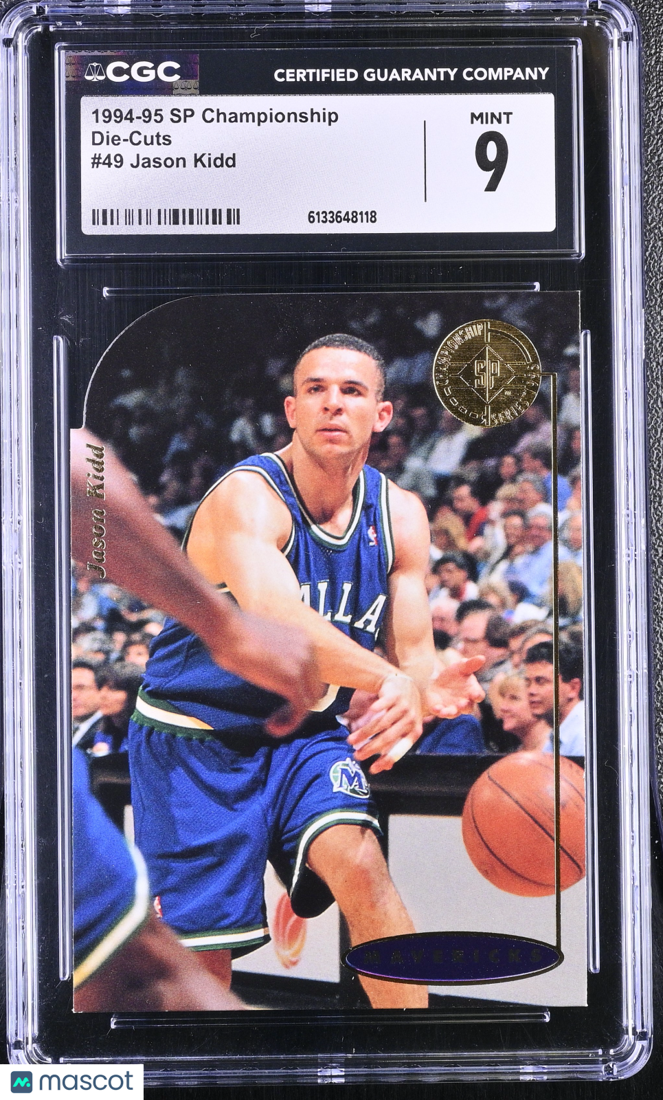 1994-95 SP Championship Jason Kidd Die-Cuts #49 CGC 9