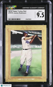 2010 Topps Turkey Red Jackie Robinson #TR70 CGC 9.5 Brooklyn Dodgers
