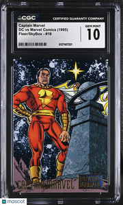 1995 Fleer/Skybox DC VS Marvel Comics Captain Marvel #18 CGC 10