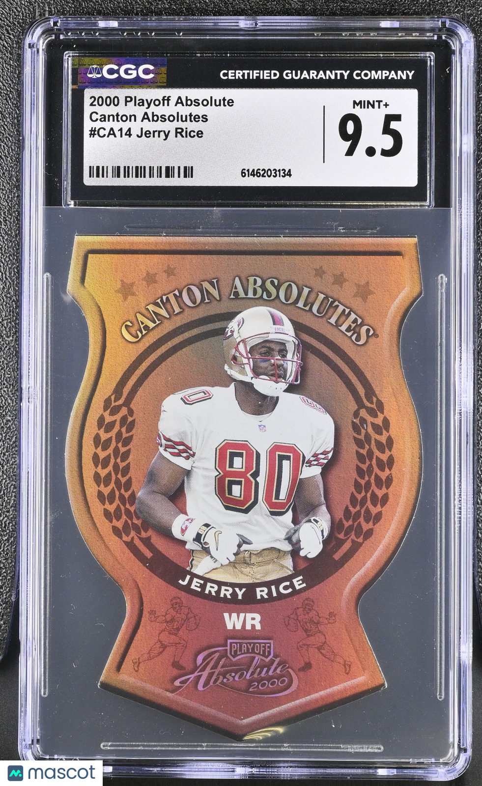 2000 Playoff Absolute Jerry Rice Canton Absolutes #CA14 CGC 9.5 49ers