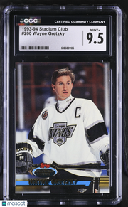1993-94 Stadium Club Wayne Gretzky #200 CGC 9.5 Los Angeles Kings