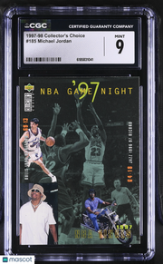 1997-98 Collector's Choice Michael Jordan #185 CGC 9 Chicago Bulls