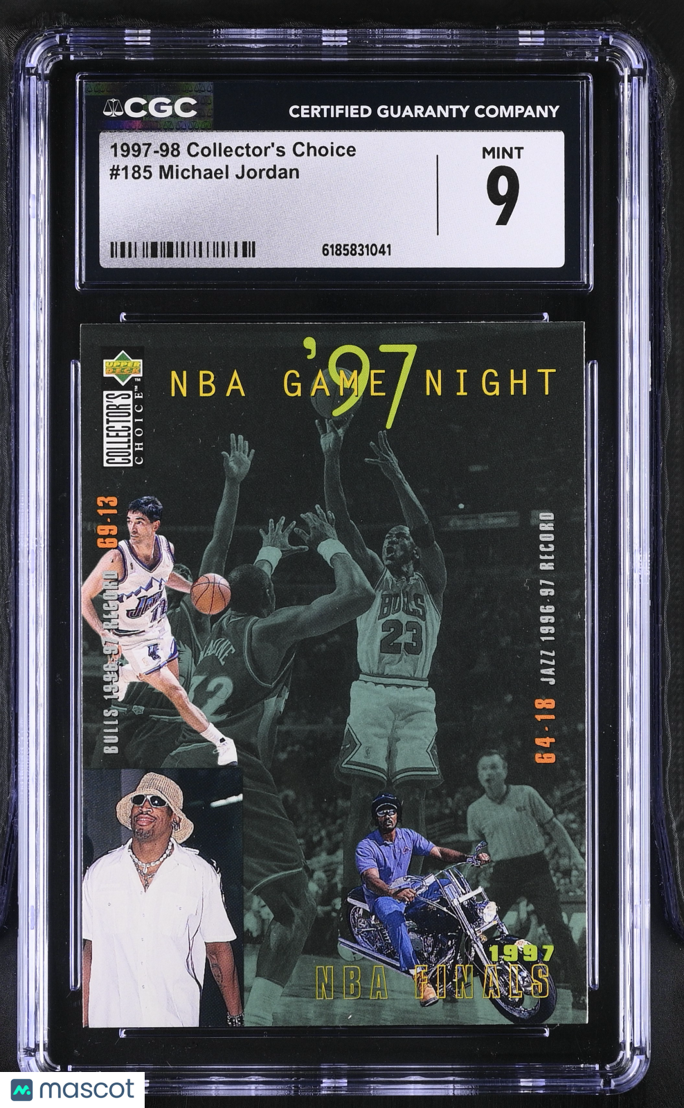 1997-98 Collector's Choice Michael Jordan #185 CGC 9 Chicago Bulls