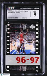 1998 Upper Deck MJ Living Legend Michael Jordan #108 CGC 9 Chicago Bulls