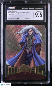 1995 Fleer Marvel Metal Inaugural Edition Judas Traveller #73 CGC 9.5